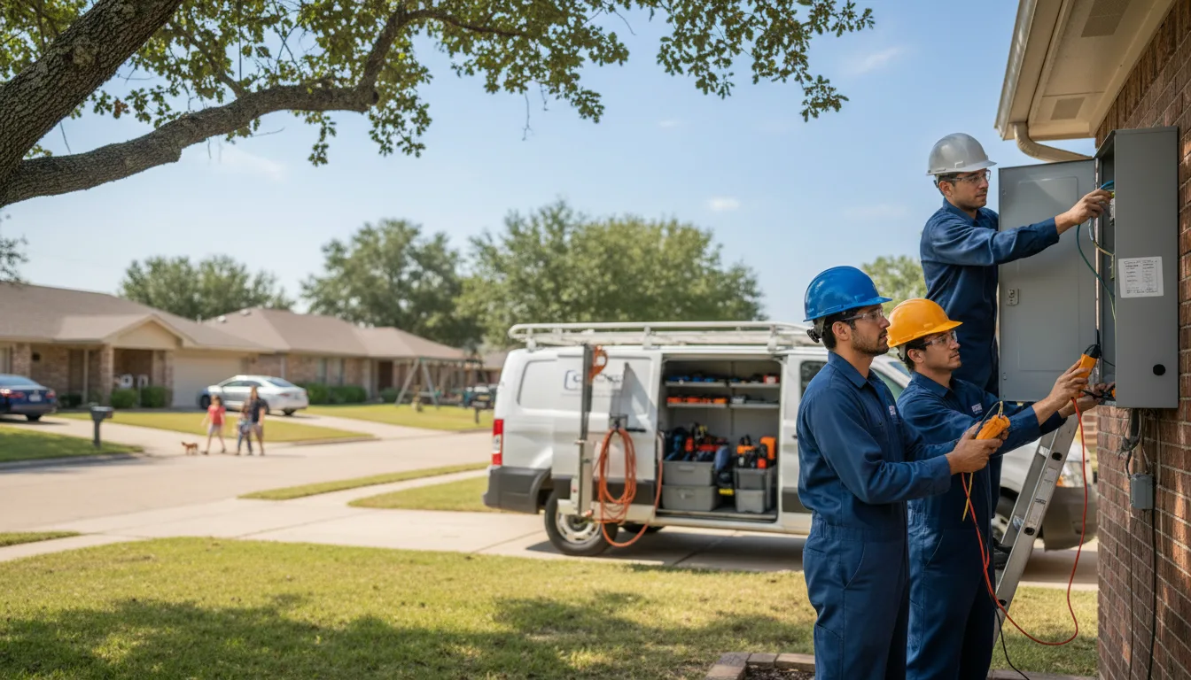 Certified electrician providing emergency electrical services in Mcandrews, KY